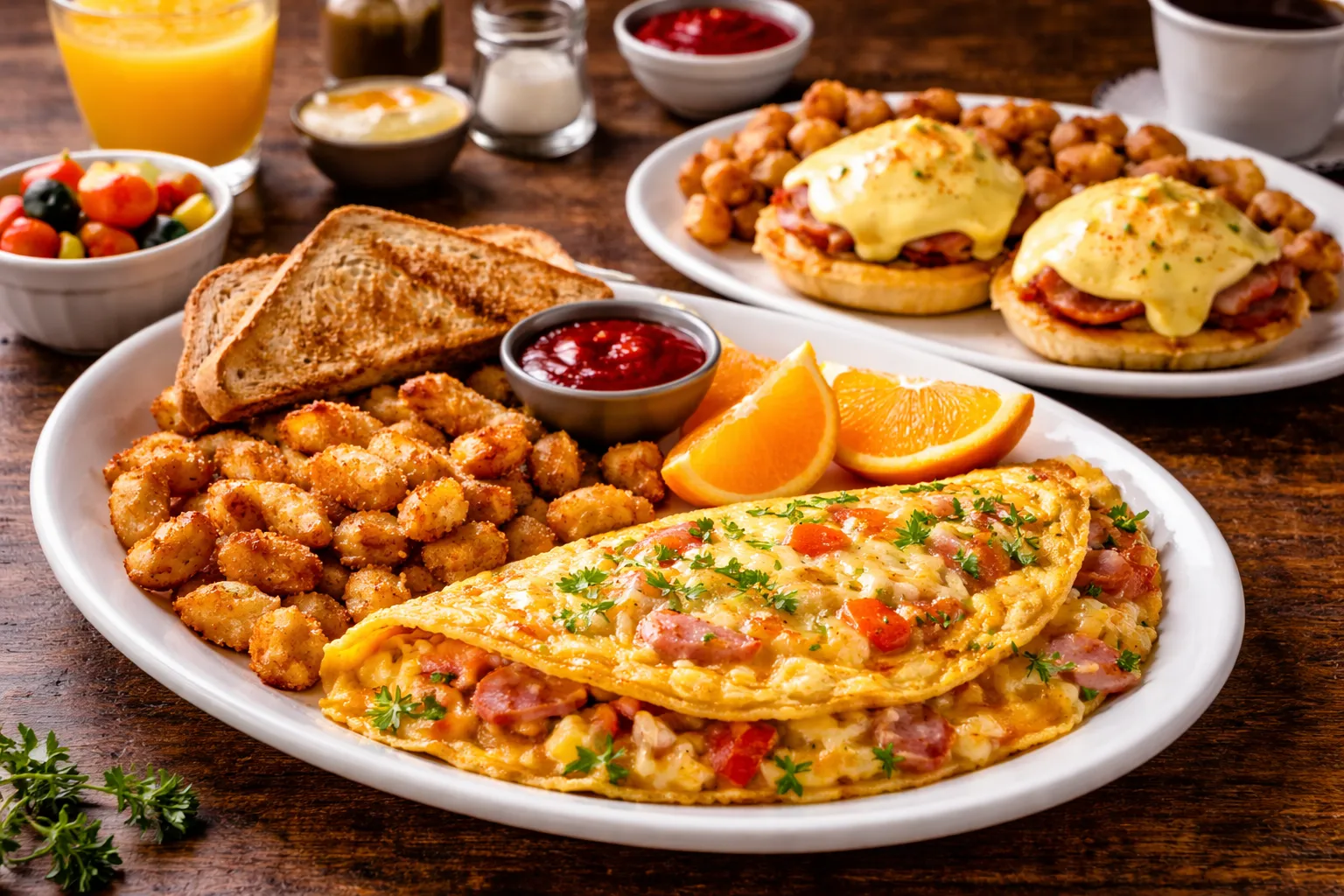 Delicious Hearty Breakfast Plates at Pita Nutso Shawarma in Winnipeg, MB