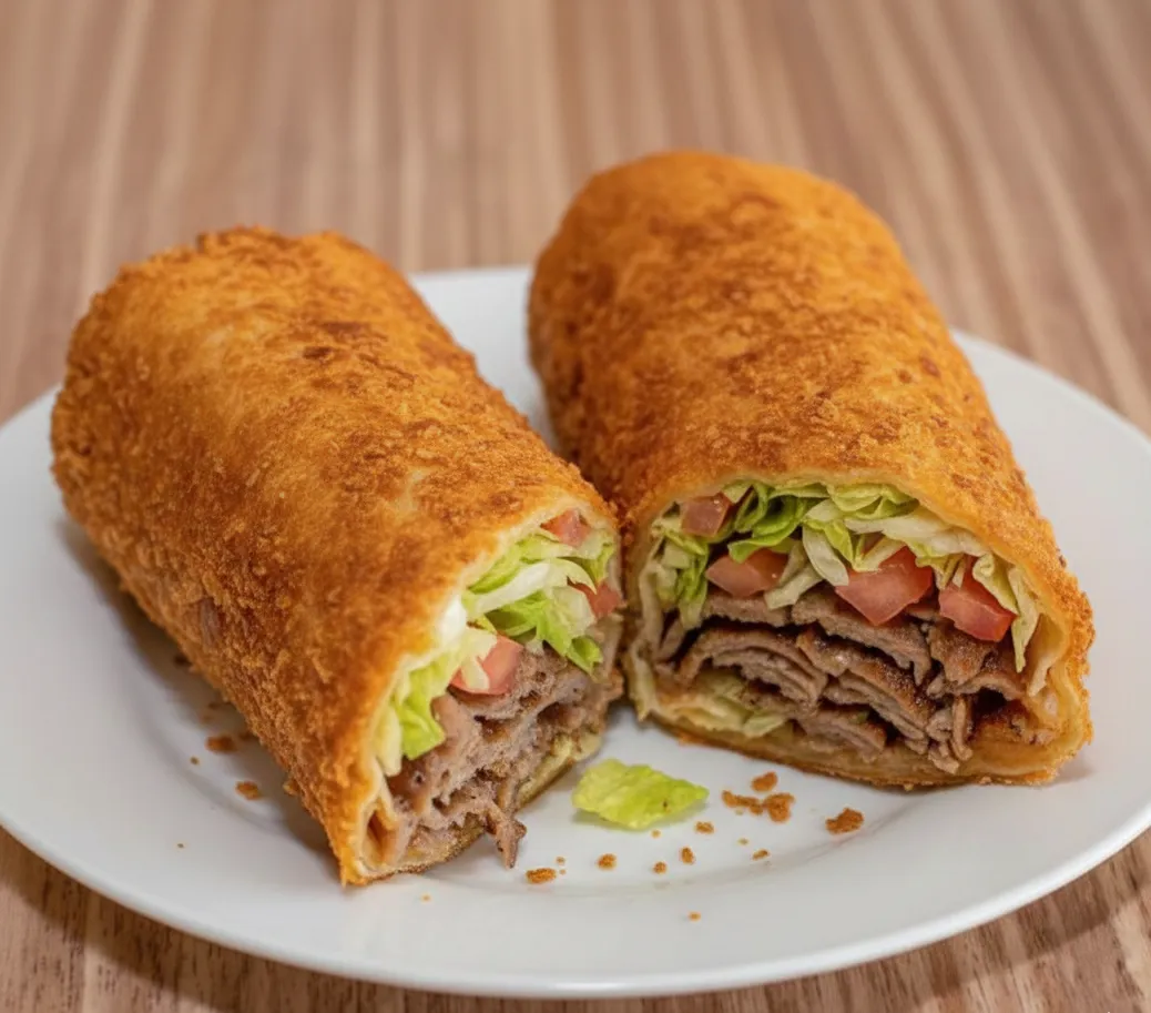 Delicious Viral Crispy Shawarma Wrap at Pita Nutso Shawarma in Winnipeg, MB